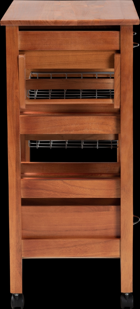 Hesser Oak Bar Cart - Thumbnail - Image 6