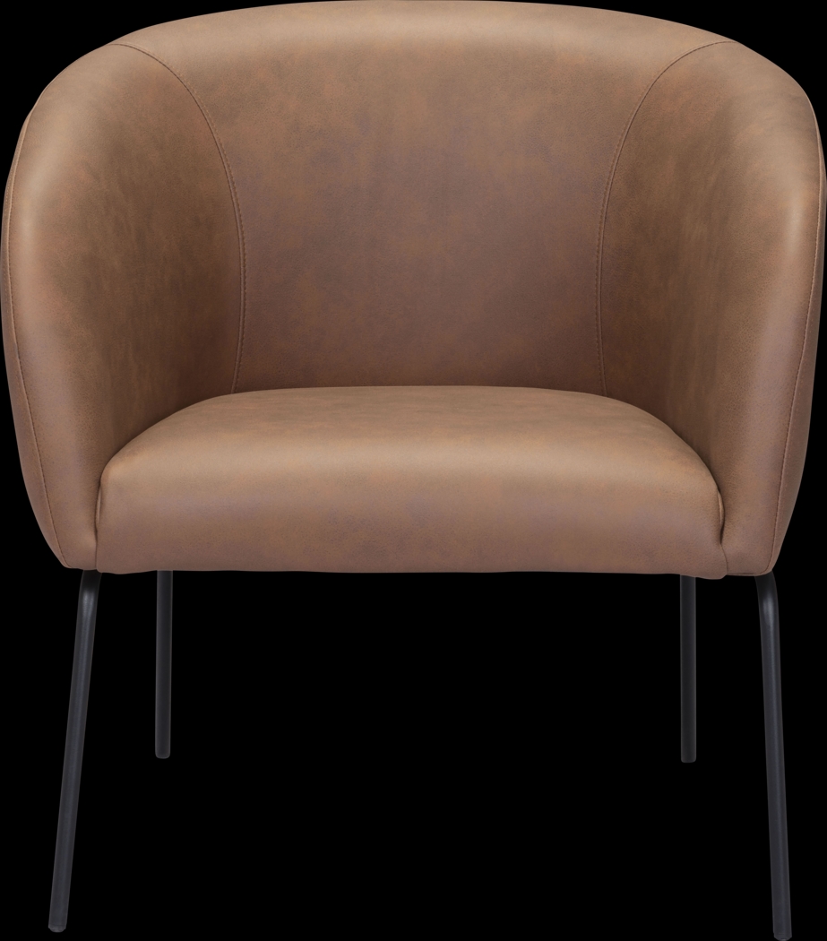 Hesterburg Brown Accent Chair - Thumbnail - Image 4