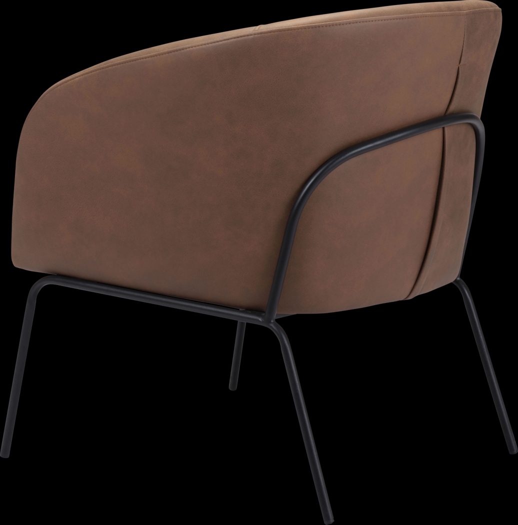 Hesterburg Brown Accent Chair - Thumbnail - Image 7