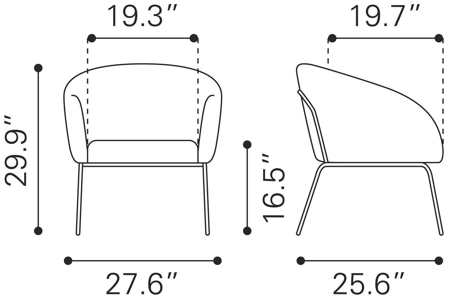 Hesterburg Gray Accent Chair - Thumbnail - Image 9