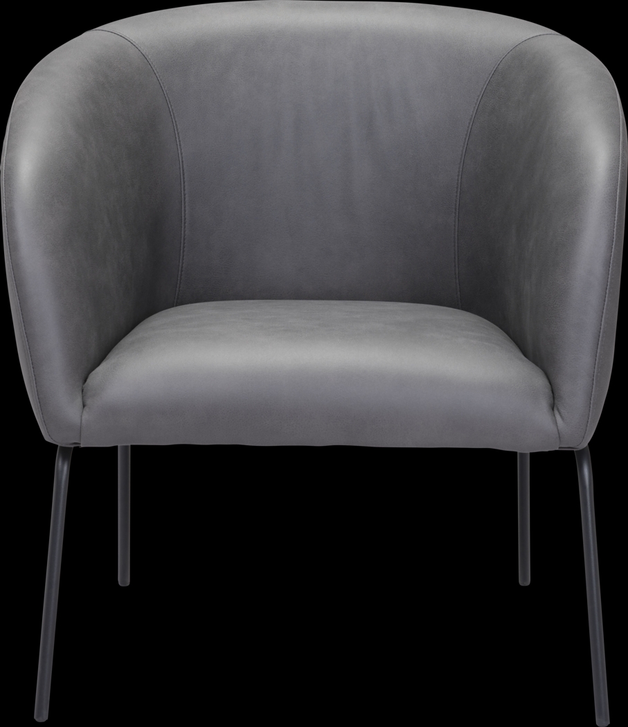 Hesterburg Gray Accent Chair - Thumbnail - Image 4