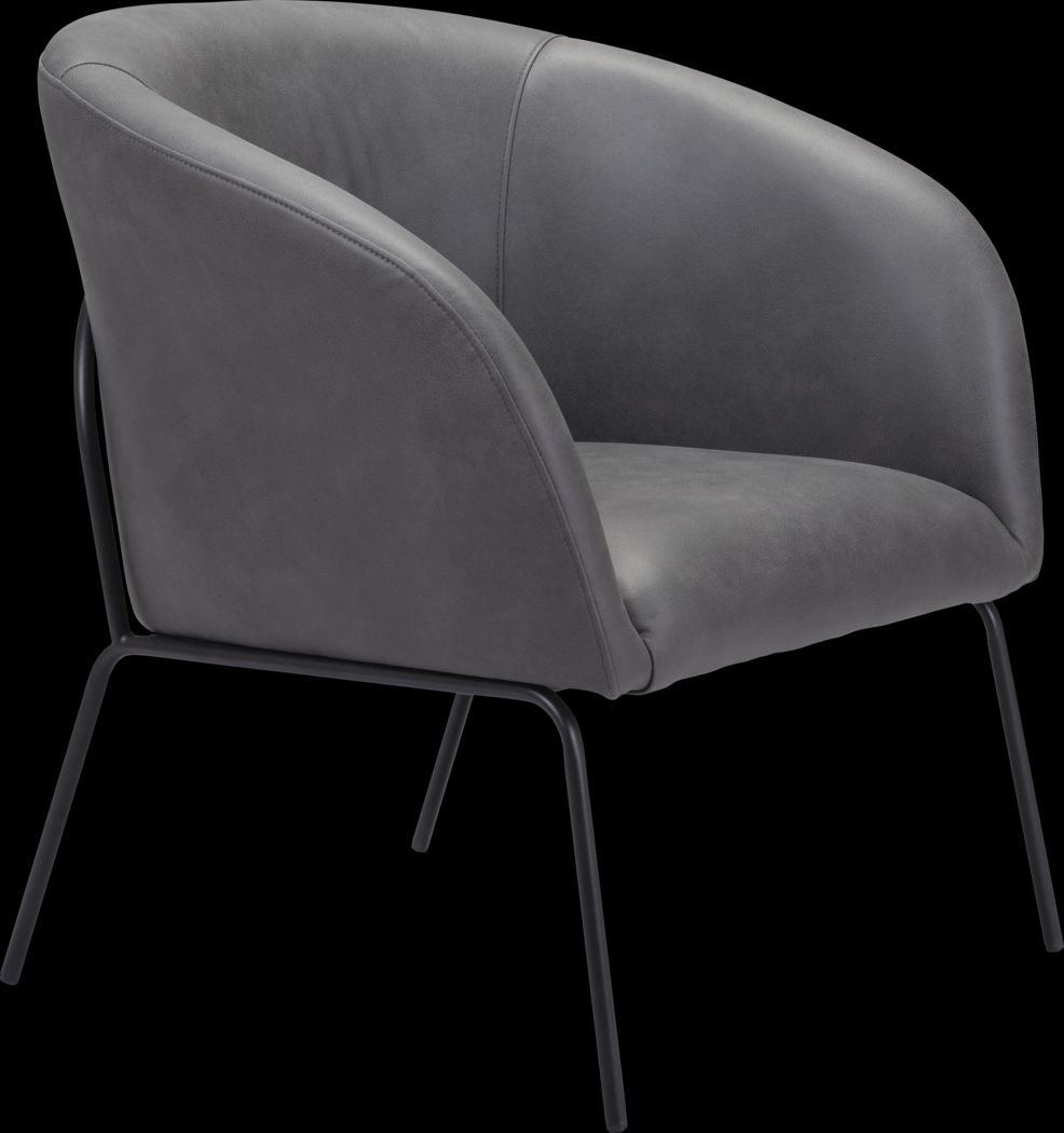 Hesterburg Gray Accent Chair - Thumbnail - Image 6