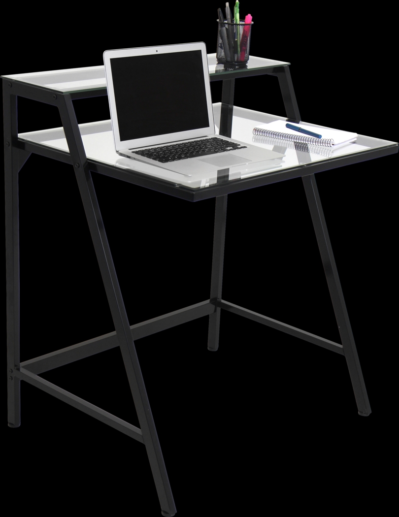 Hewatt Black Desk - Thumbnail - Image 2