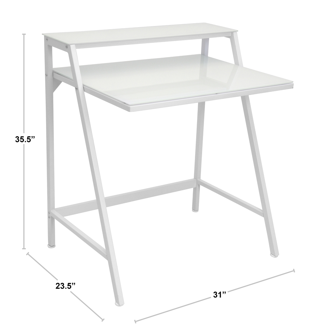 Hewatt White Desk - Thumbnail - Image 9