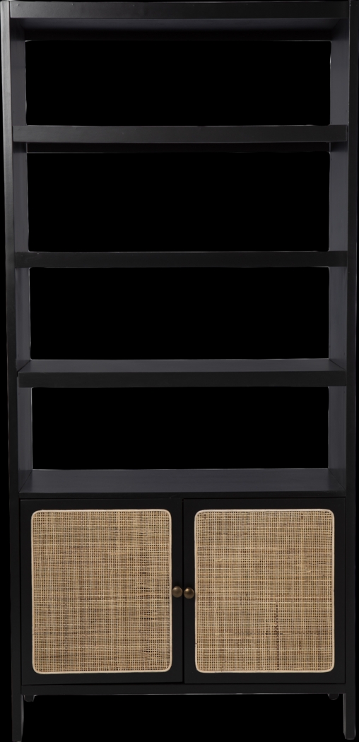 Hewers Black Bookcase - Thumbnail - Image 2