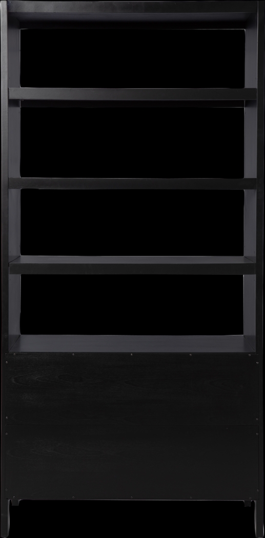 Hewers Black Bookcase - Thumbnail - Image 4