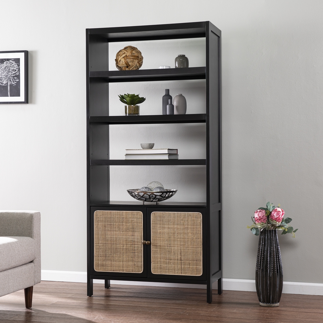 Hewers Black Bookcase - Thumbnail - Image 7