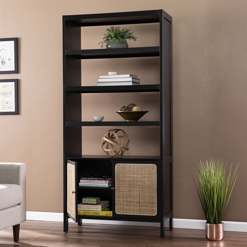 Hewers Black Bookcase - Thumbnail - Image 8
