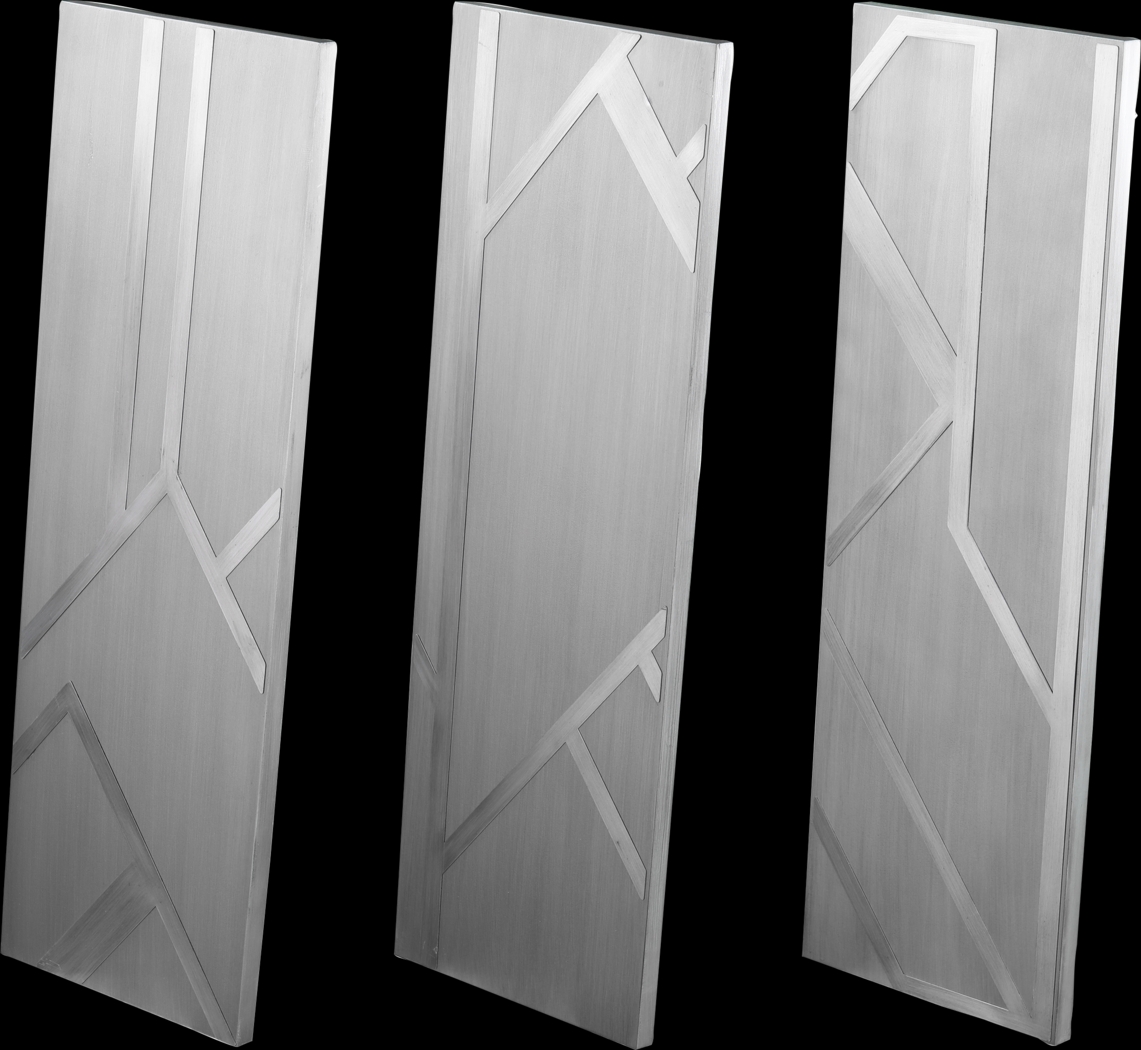 Hewwood Silver Wall Art, Set of 3 - Thumbnail - Image 2