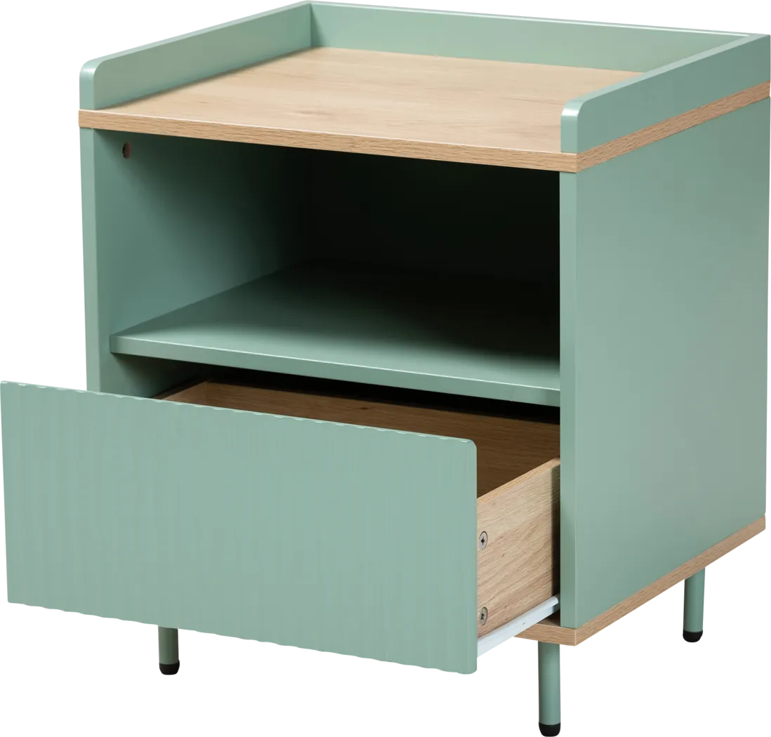 Heyden Mint Green Nightstand - Thumbnail - Image 4