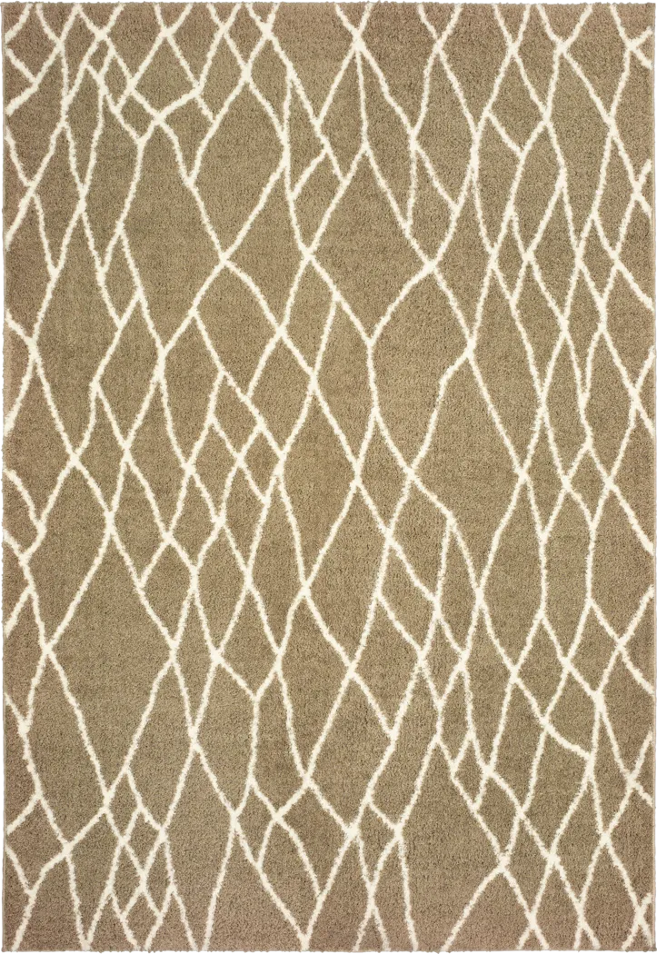 Heyward Taupe 5'3 x 7'6 Rug - Thumbnail - Image 1