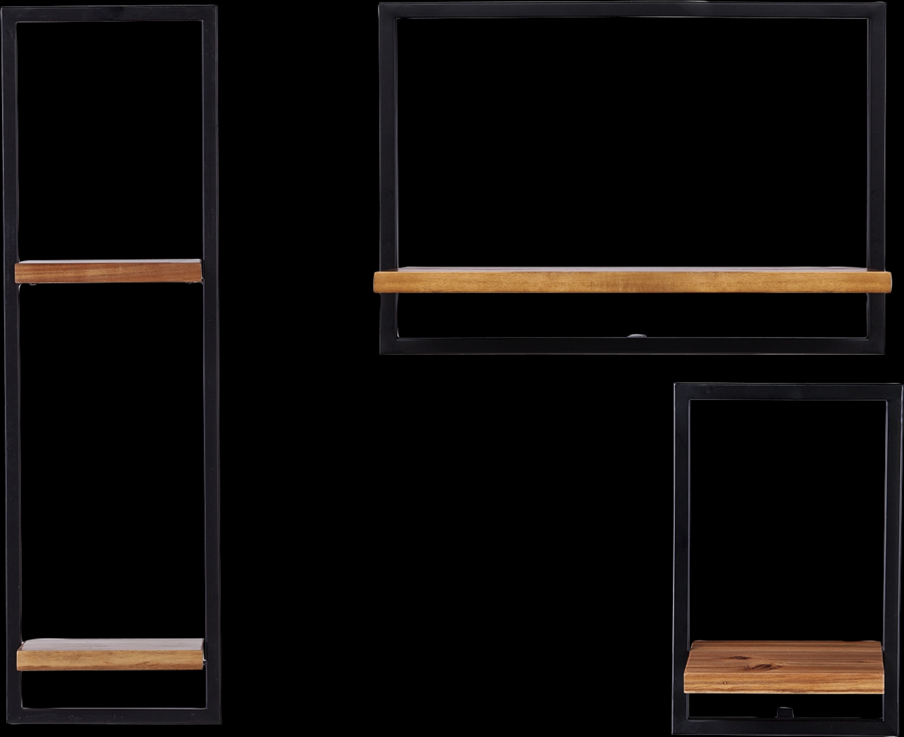 Hezlyn Brown Wall Shelf - Thumbnail - Image 2