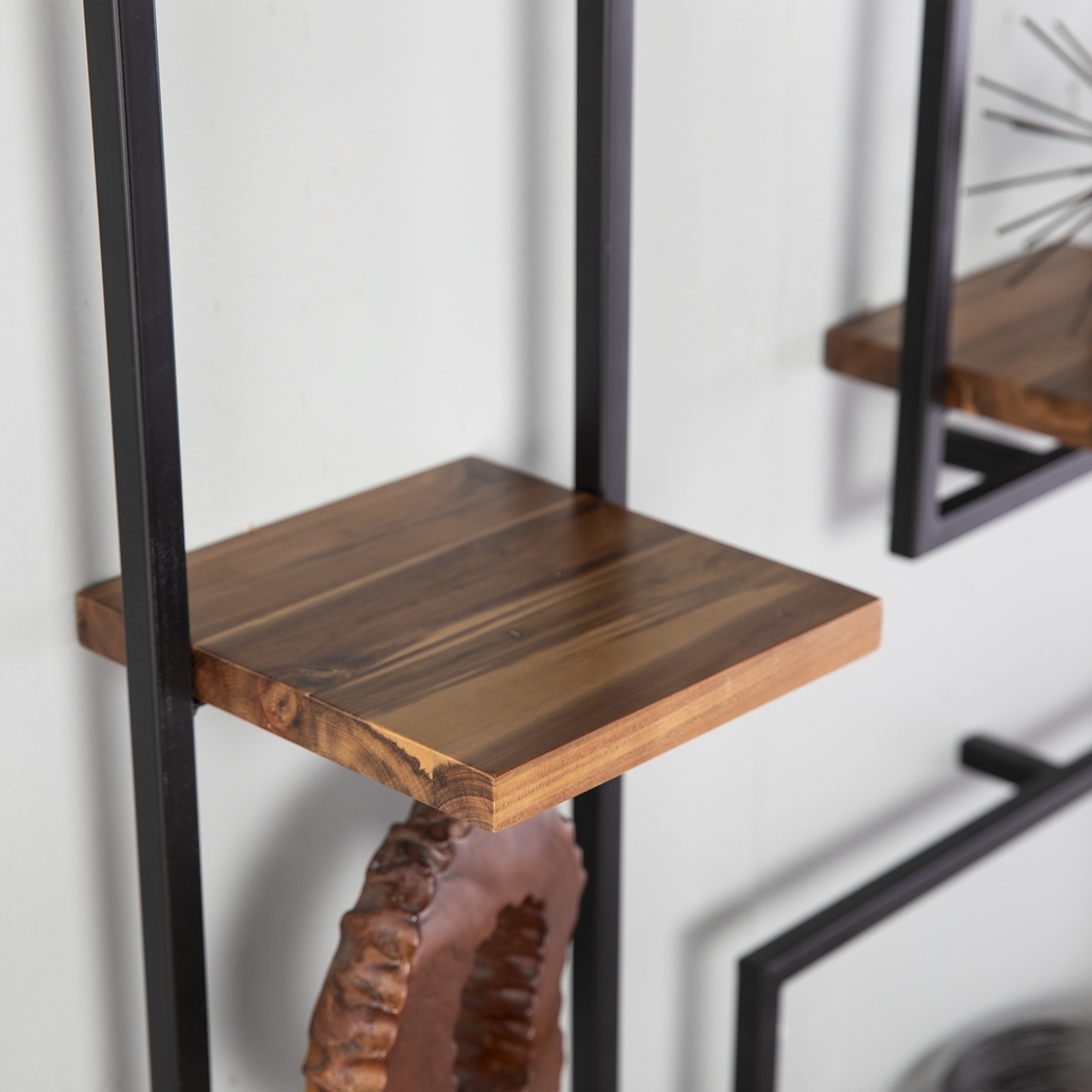 Hezlyn Brown Wall Shelf - Thumbnail - Image 3