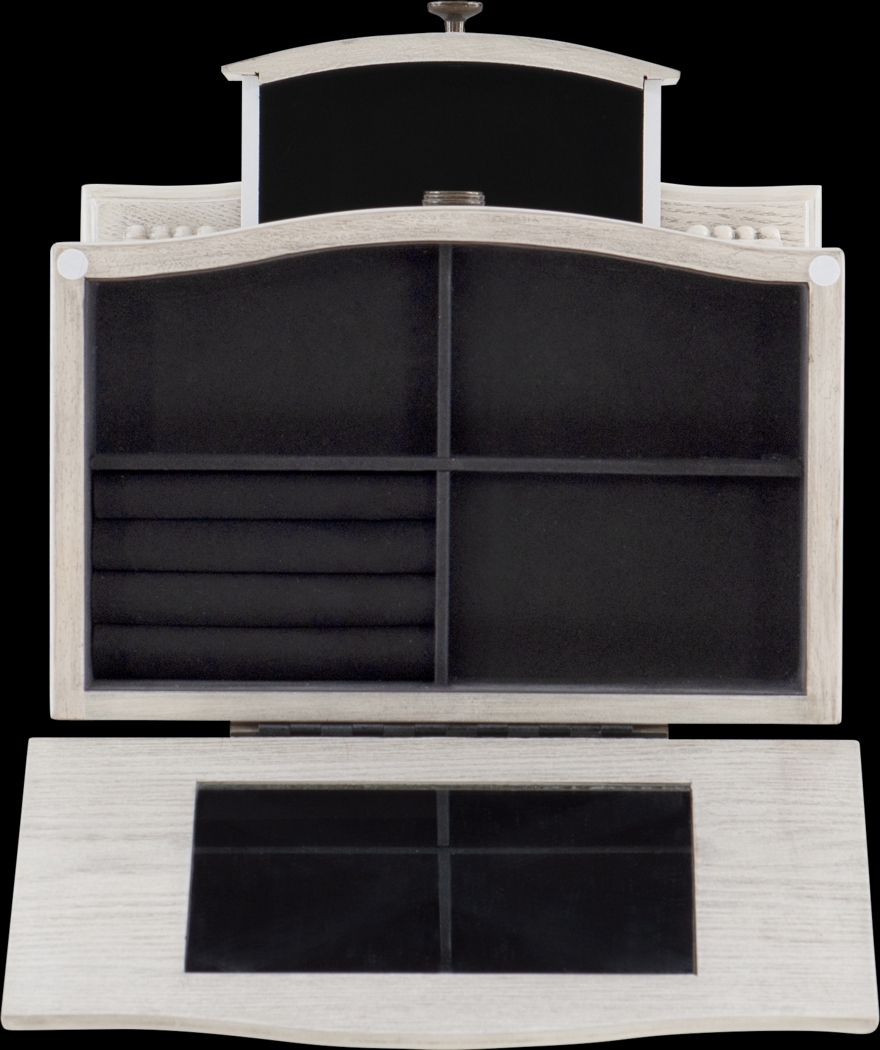 Hiatt Off White Jewelry Armoire - Thumbnail - Image 11