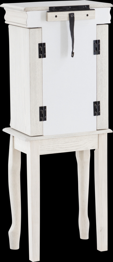 Hiatt Off White Jewelry Armoire - Thumbnail - Image 6