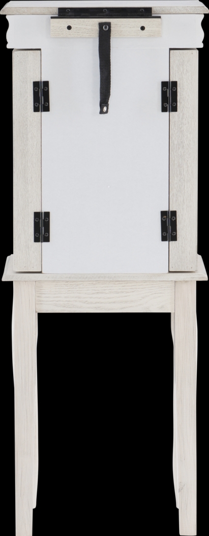 Hiatt Off White Jewelry Armoire - Thumbnail - Image 7