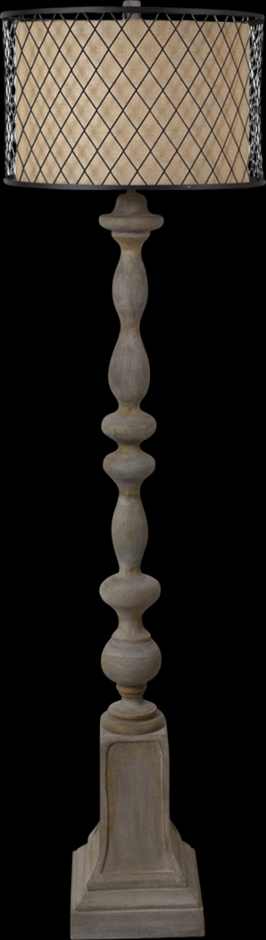 Hibiscus Point Rust Floor Lamp - Thumbnail - Image 1