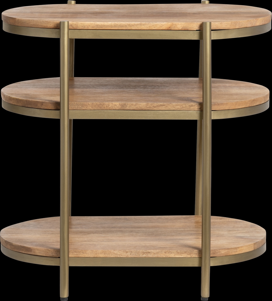 Hidatas Brown End Table - Thumbnail - Image 1