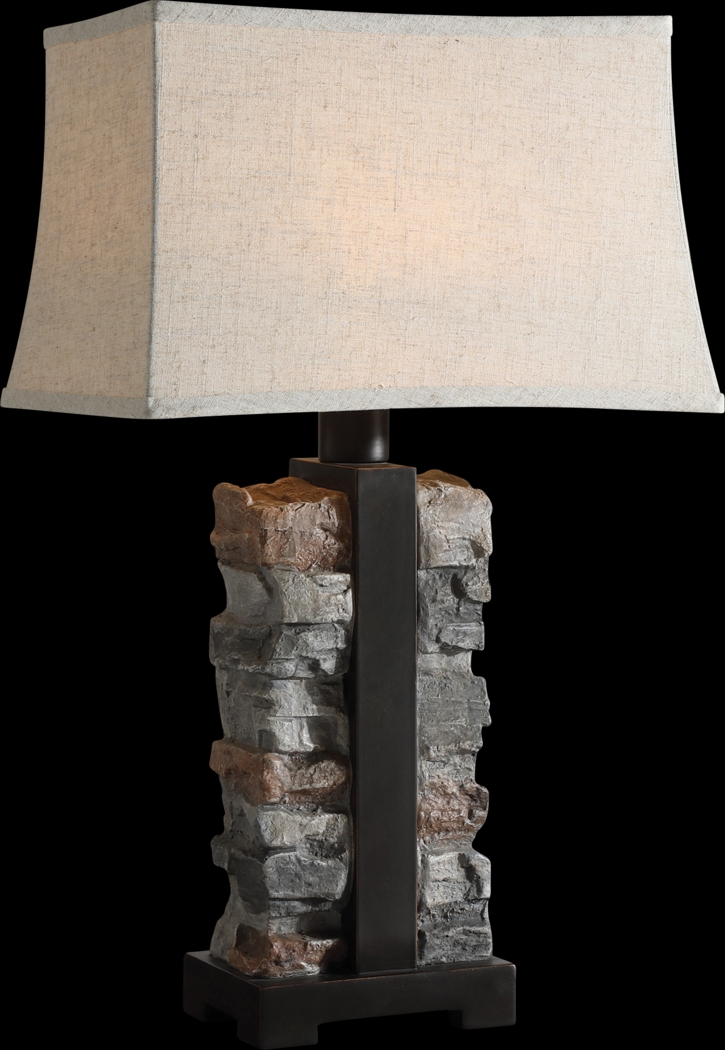 Hidden Oaks Hills Gray Outdoor Lamp - Thumbnail - Image 1