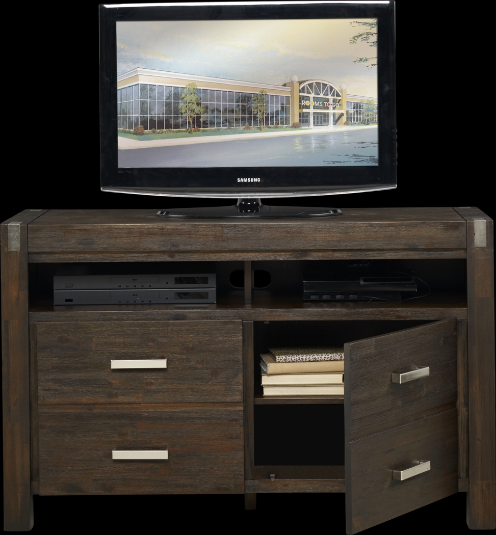 Hidden Springs II Espresso 50 in. Flat Screen Console - Thumbnail - Image 2