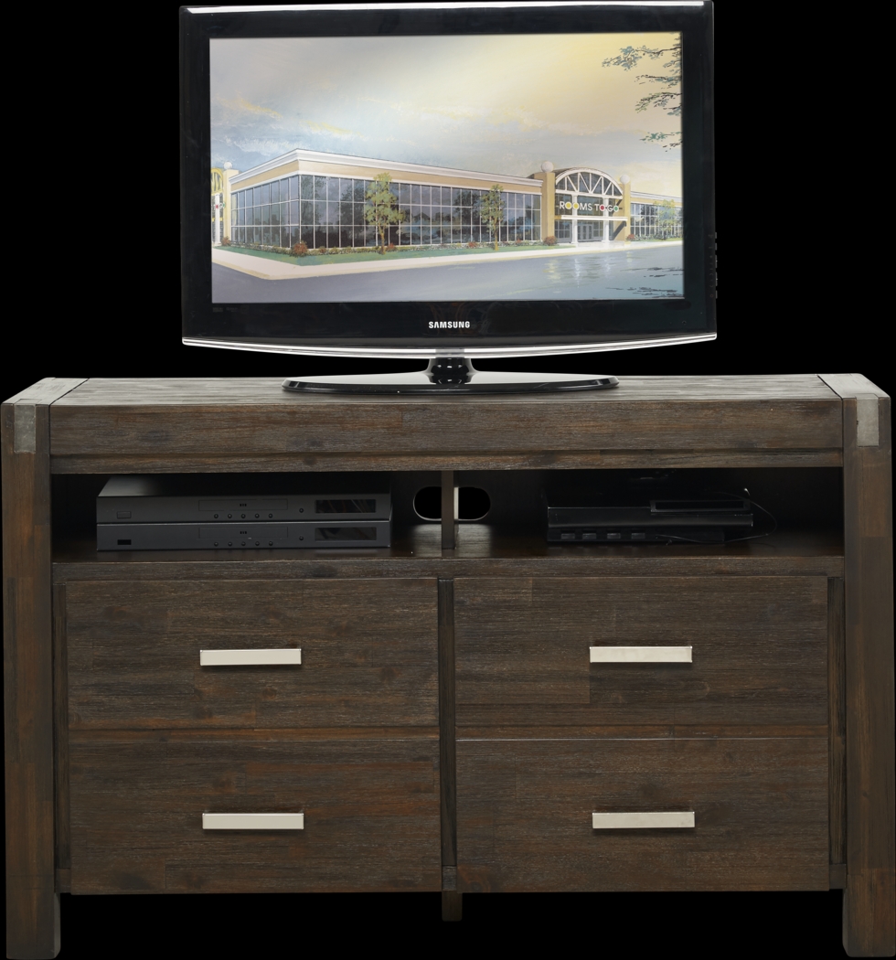 Hidden Springs II Espresso 50 in. Flat Screen Console - Thumbnail - Image 1