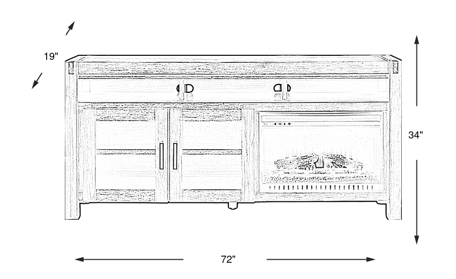 Dimension Image. Please refer to the Dimension Tab on this page for dimension details.