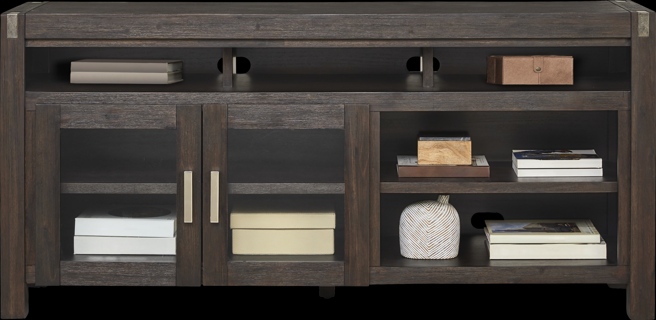 Hidden Springs II Espresso 72 in. Console - Thumbnail - Image 2