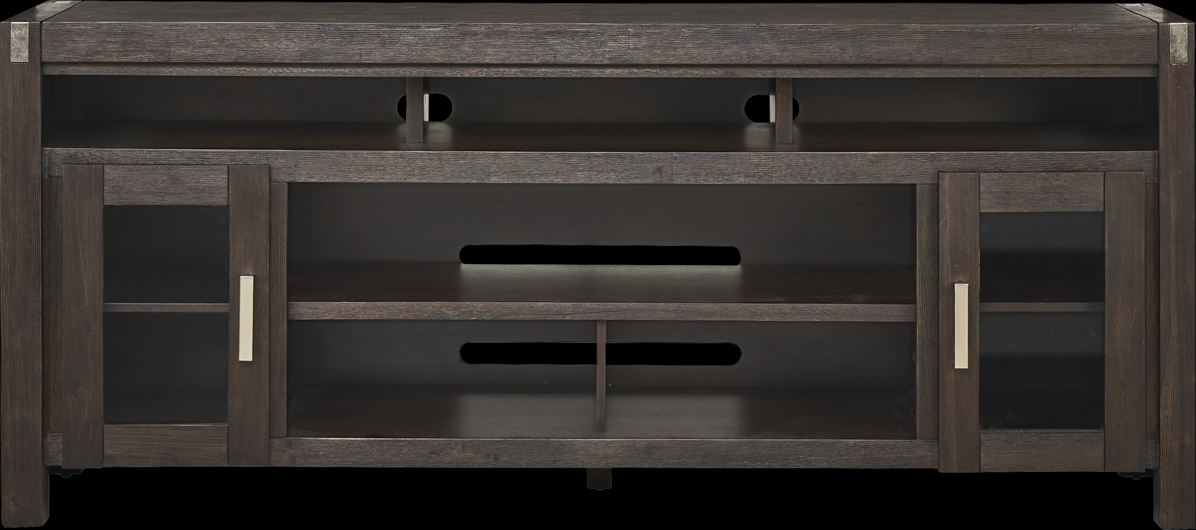 Hidden Springs II Espresso 80 in. Console - Thumbnail - Image 1