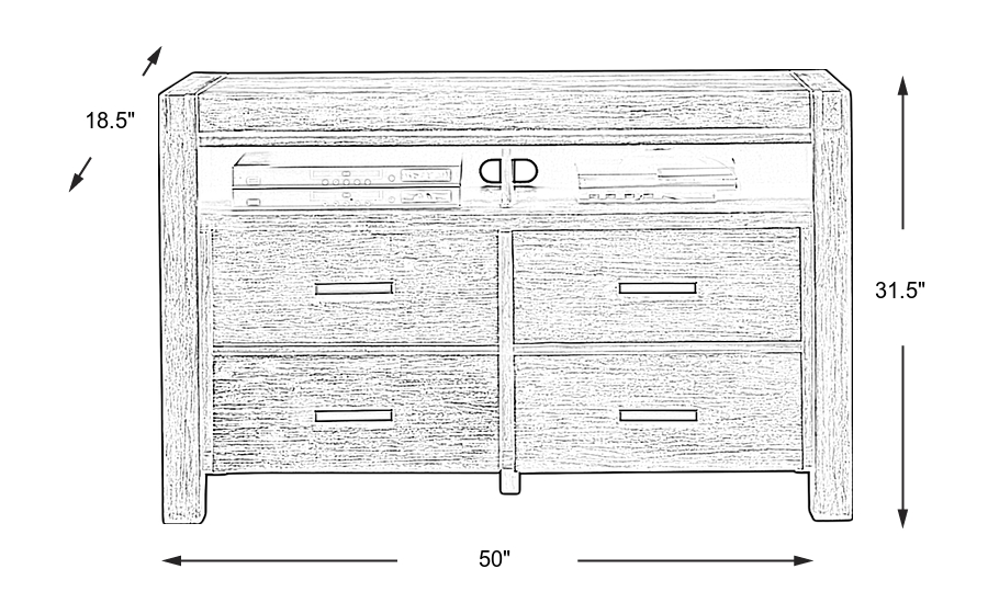 Dimension Image. Please refer to the Dimension Tab on this page for dimension details.