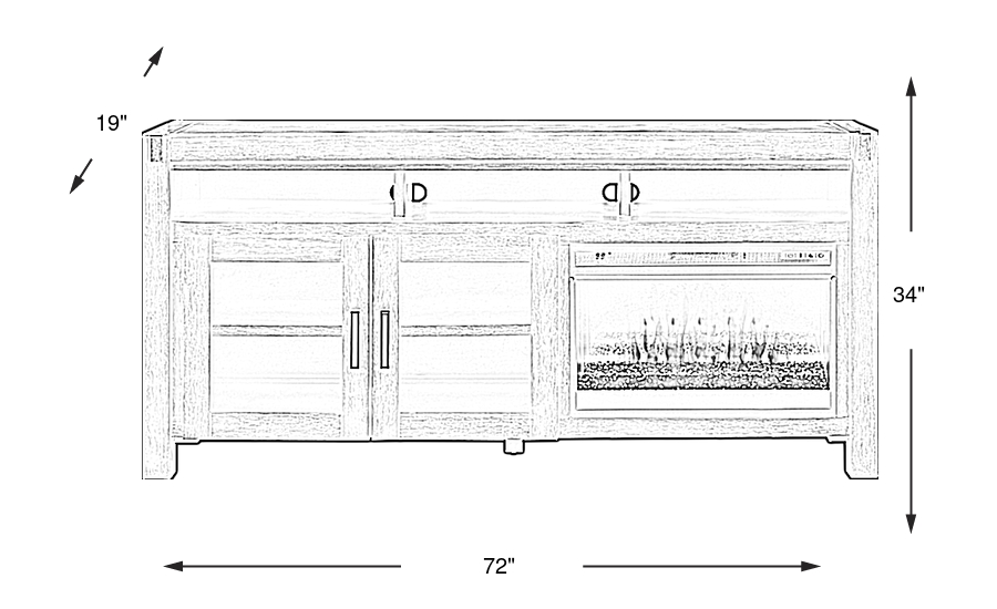Dimension Image. Please refer to the Dimension Tab on this page for dimension details.