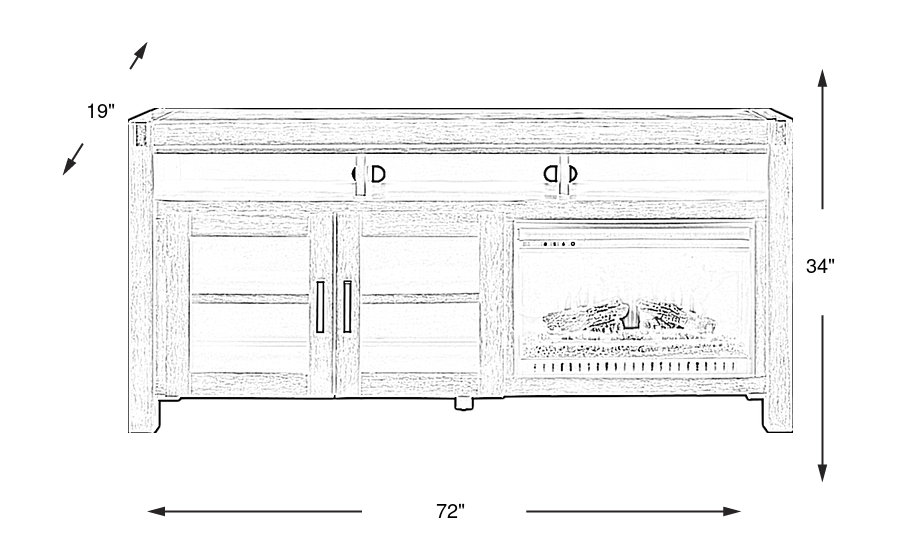 Dimension Image. Please refer to the Dimension Tab on this page for dimension details.
