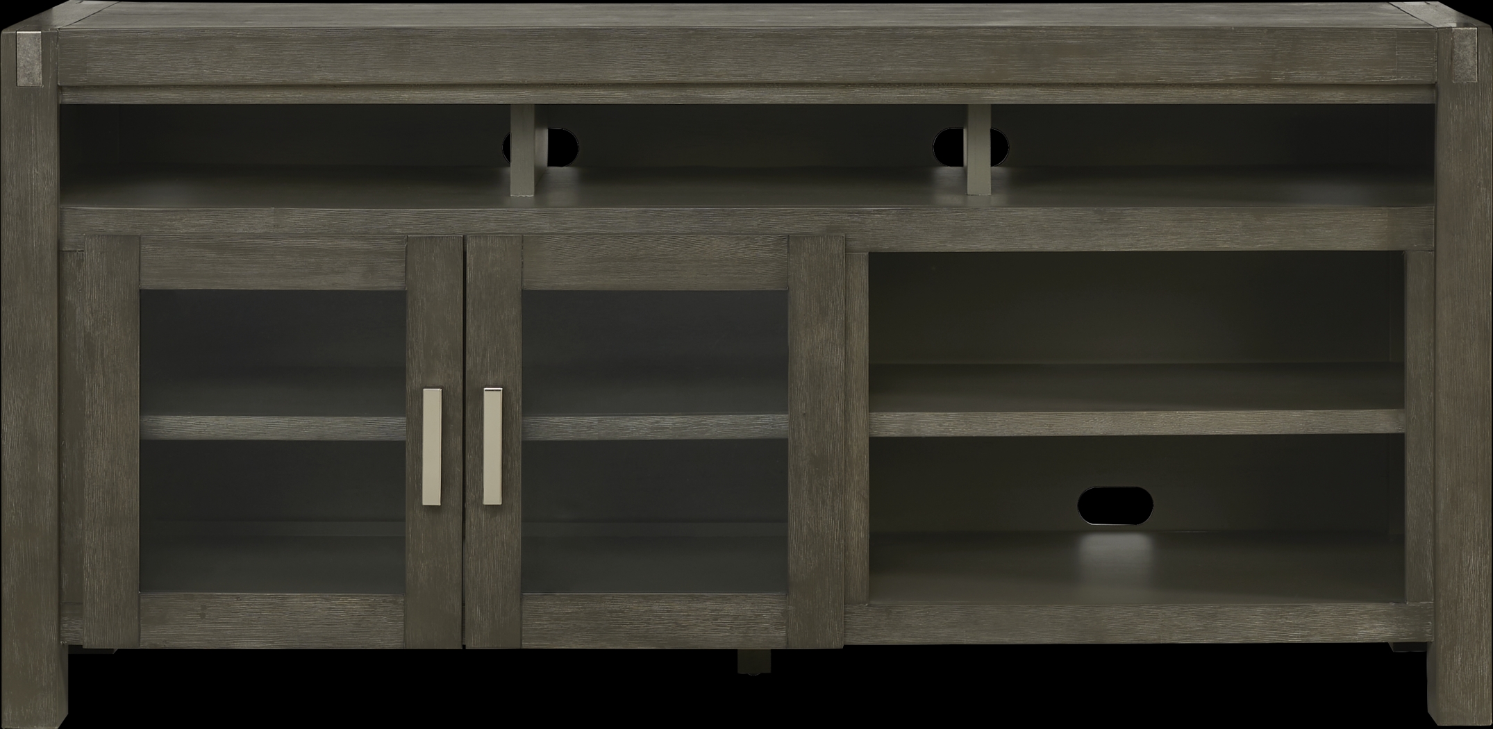 Hidden Springs II Gray 72 in. Console - Thumbnail - Image 1