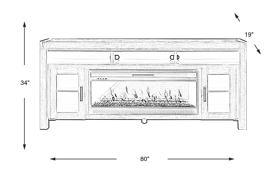 Dimension Image. Please refer to the Dimension Tab on this page for dimension details.