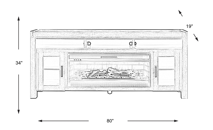 Dimension Image. Please refer to the Dimension Tab on this page for dimension details.