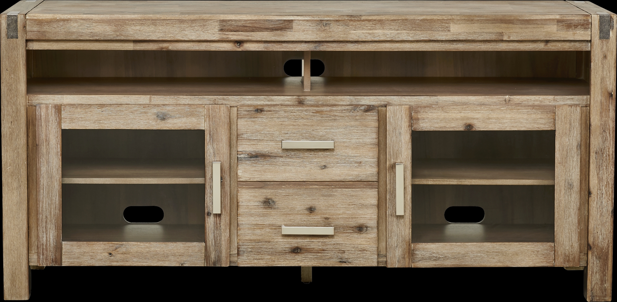 Hidden Springs II Natural 66 in. Console - Thumbnail - Image 1