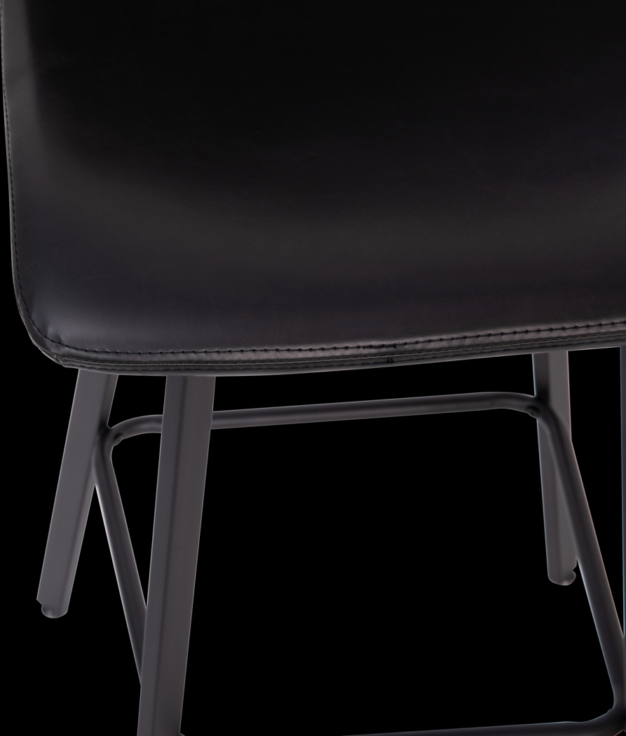 Hiefield Black Barstool, Set of 2 - Thumbnail - Image 5
