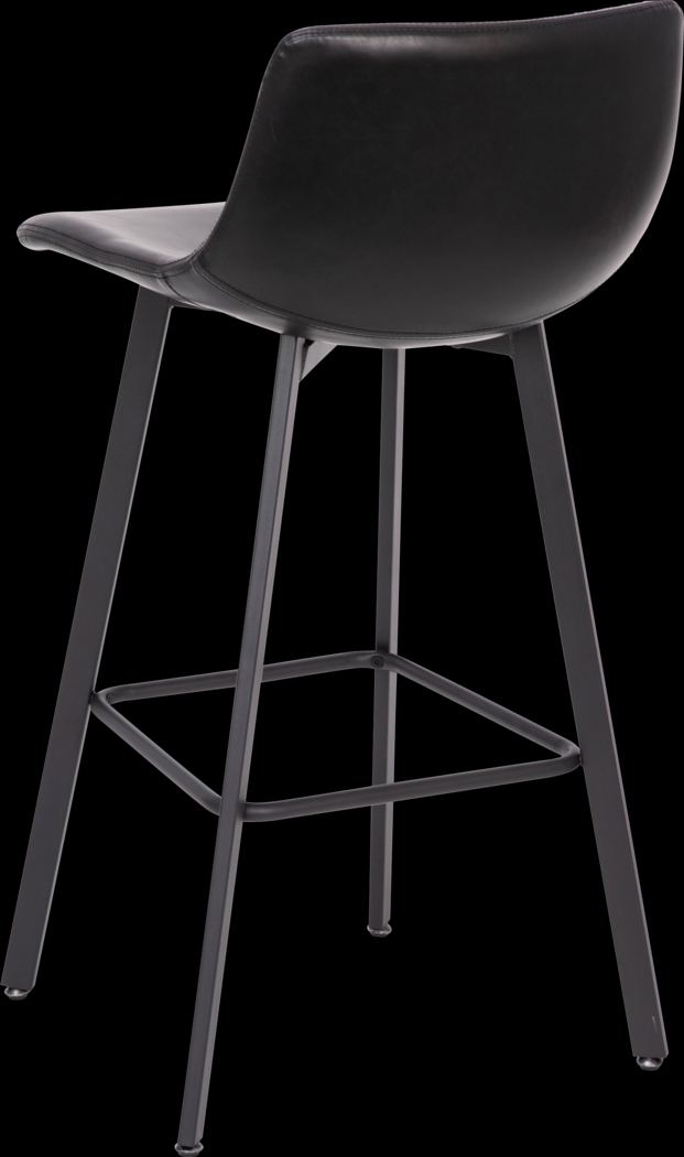 Hiefield Black Barstool, Set of 2 - Thumbnail - Image 7