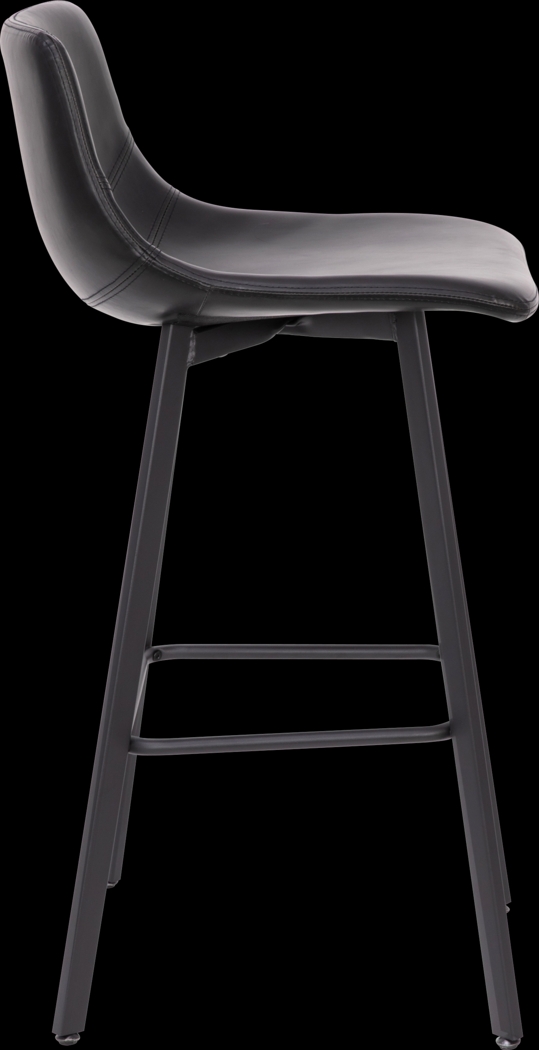 Hiefield Black Barstool, Set of 2 - Thumbnail - Image 8