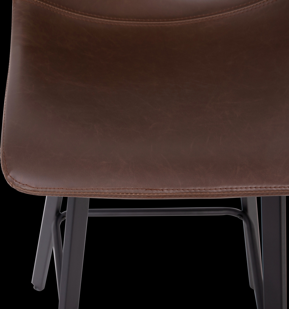 Hiefield Brown Barstool, Set of 2 - Thumbnail - Image 5