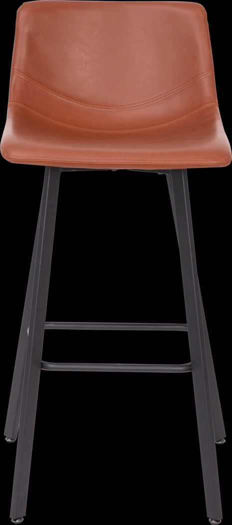 Hiefield Cognac Barstool, Set of 2 - Thumbnail - Image 6
