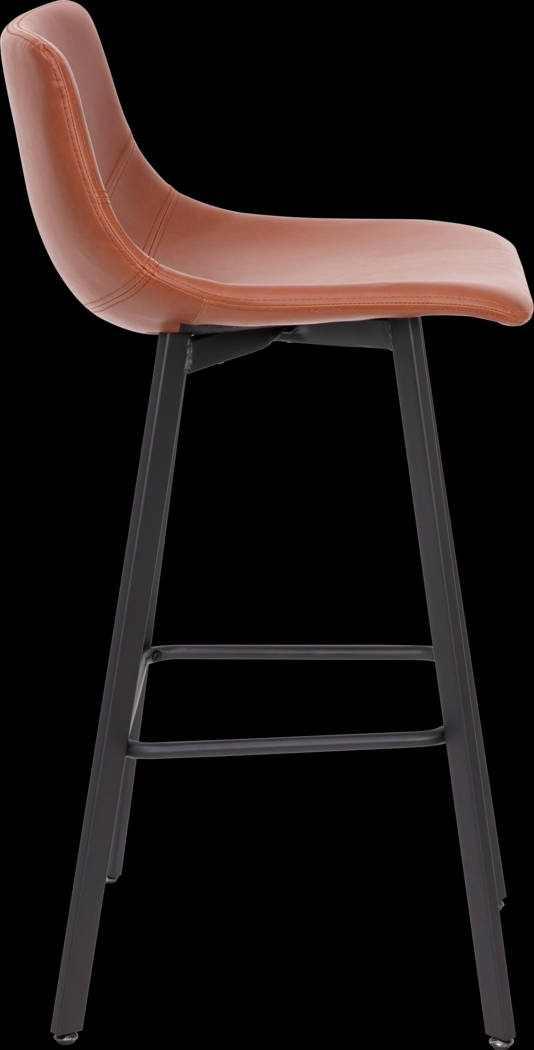 Hiefield Cognac Barstool, Set of 2 - Thumbnail - Image 8