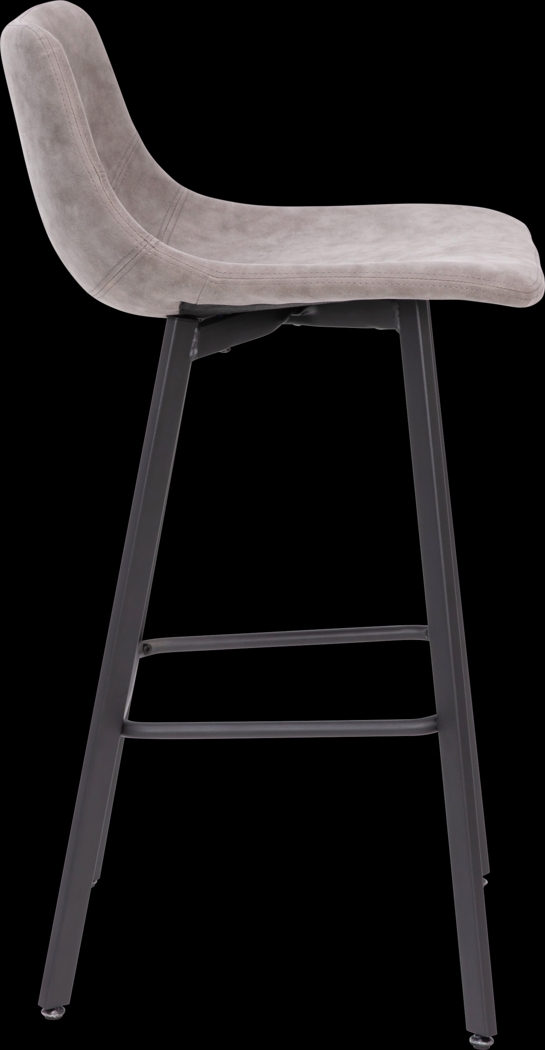 Hiefield Gray Barstool, Set of 2 - Thumbnail - Image 8