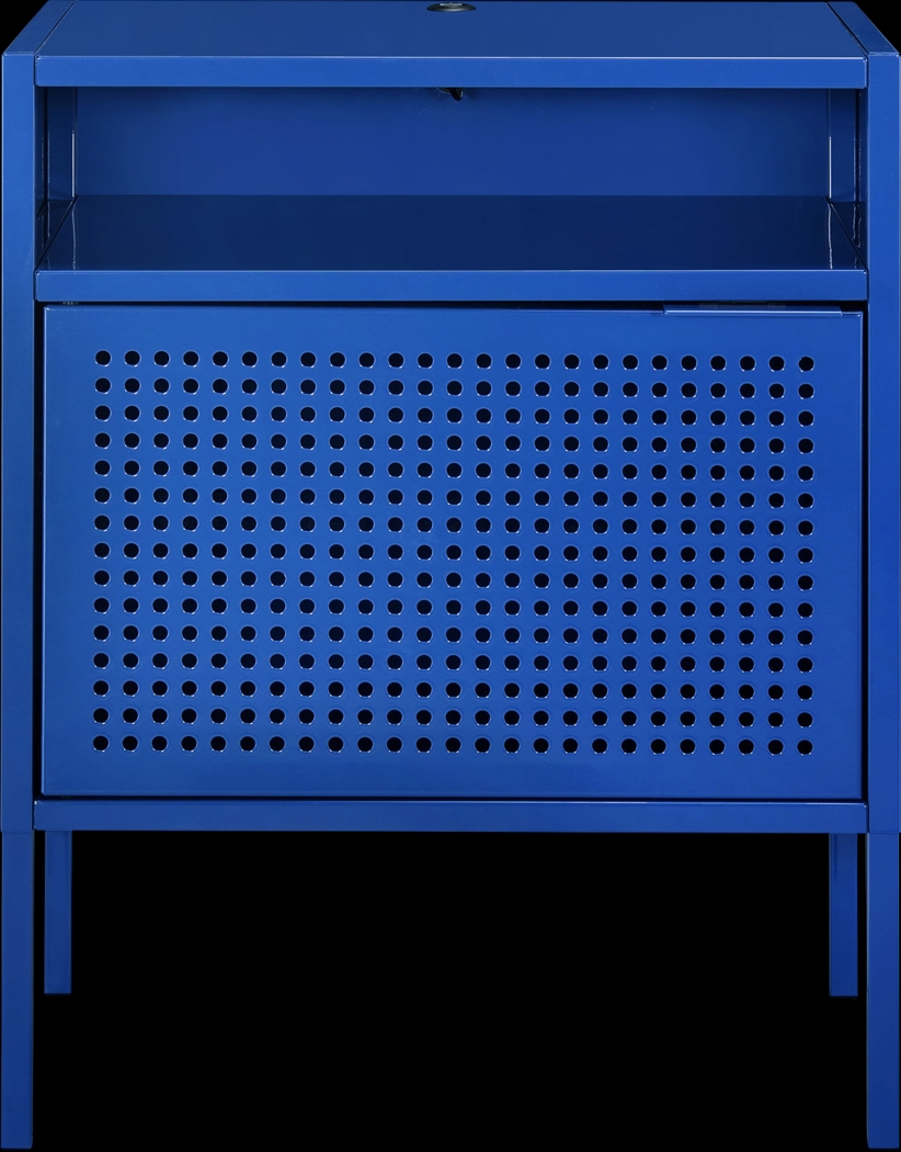 Hiett Blue Accent Table - Thumbnail - Image 3