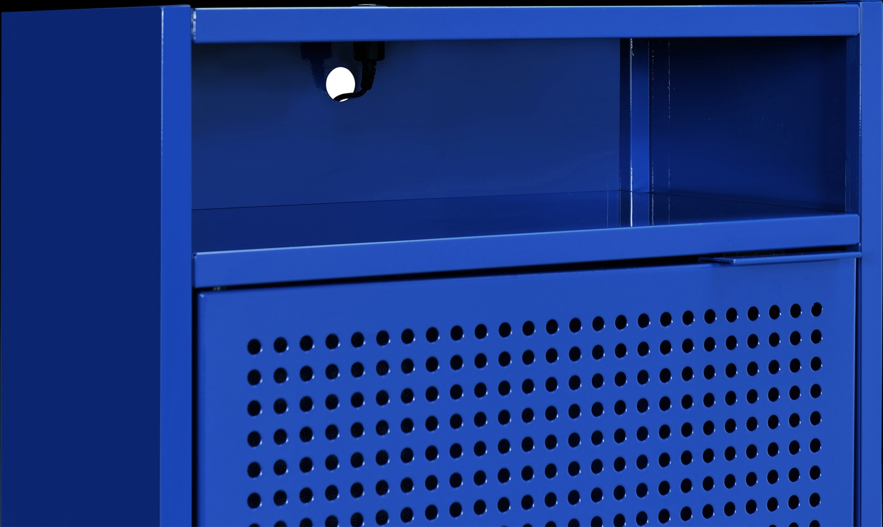 Hiett Blue Accent Table - Thumbnail - Image 6