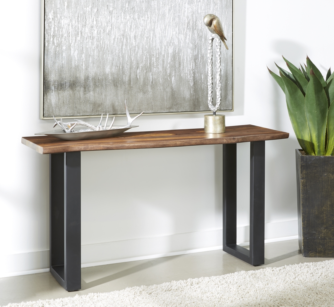 Hiett Brown Sofa Table - Thumbnail - Image 4
