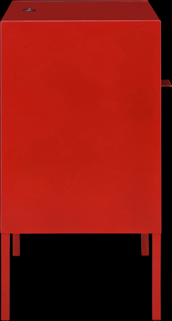 Hiett Red Accent Table - Thumbnail - Image 2