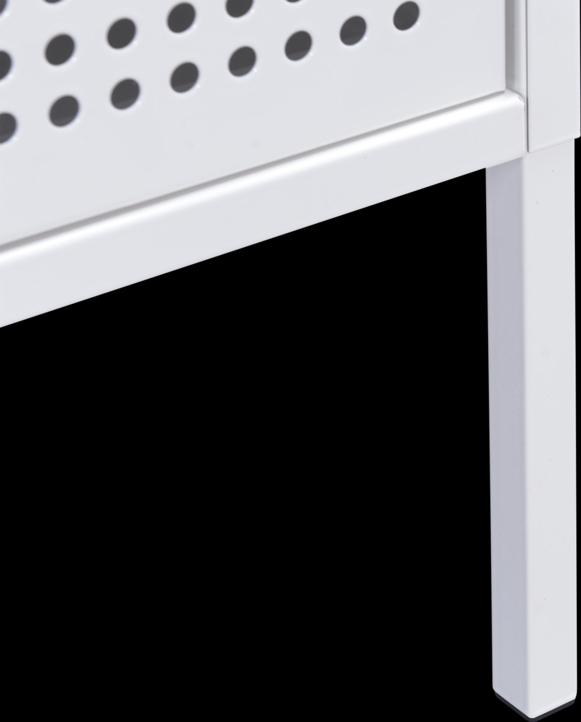 Hiett White Accent Table - Thumbnail - Image 4