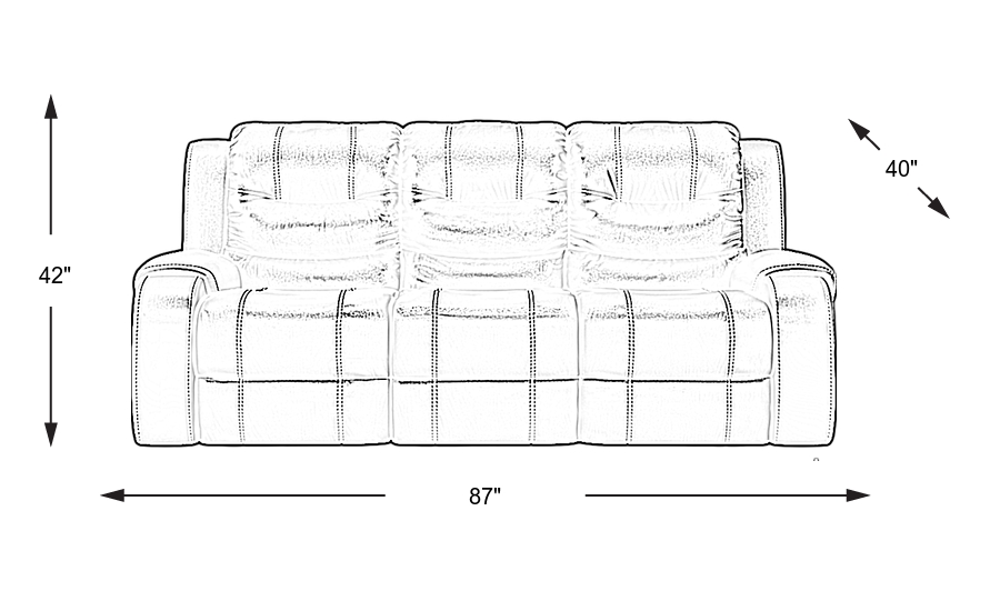 Dimension Image. Please refer to the Dimension Tab on this page for dimension details.