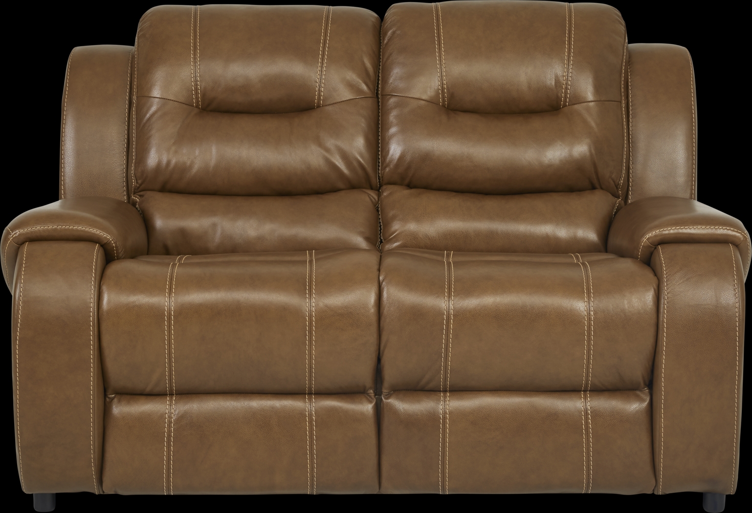 High Plains Saddle Leather 3 Pc Living Room with Reclining Sofa - Thumbnail - Image 3