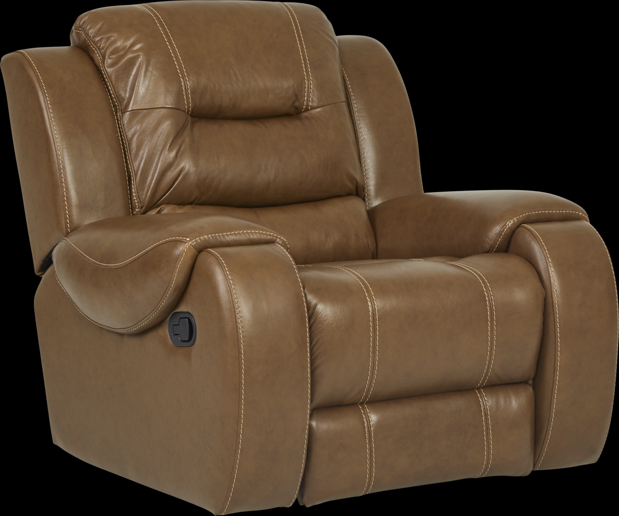 High Plains Saddle Leather Rocker Recliner - Thumbnail - Image 1